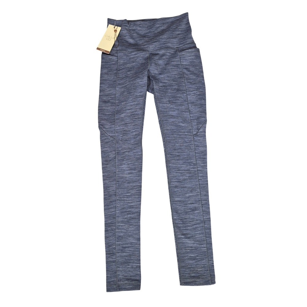 CALIA Womens XS Ultra High Rise7/8 Legging Ardosia Slate Multi Blue WAX32261 NWT